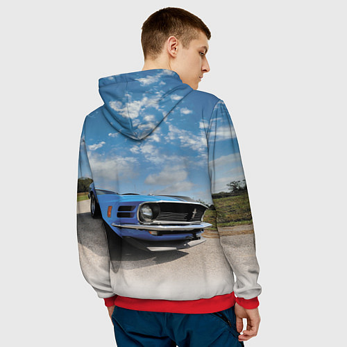 Мужская толстовка Mustang / 3D-Красный – фото 4