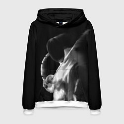 Толстовка-худи мужская Fencer, цвет: 3D-белый