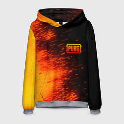 Толстовка-худи мужская PUBG, цвет: 3D-меланж