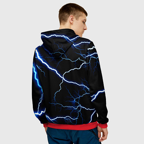 Мужская толстовка DEAD BY DAYLIGHT / 3D-Красный – фото 4