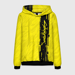 Толстовка-худи мужская CYBERPUNK 2077, цвет: 3D-черный