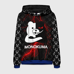 Толстовка-худи мужская MONOKUMA, цвет: 3D-синий