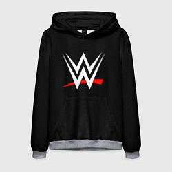 Толстовка-худи мужская WWE, цвет: 3D-меланж