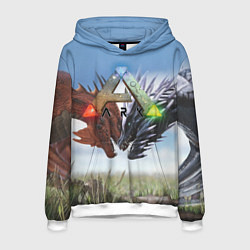 Толстовка-худи мужская Ark Survival Evolved, цвет: 3D-белый