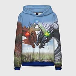Толстовка-худи мужская Ark Survival Evolved, цвет: 3D-синий