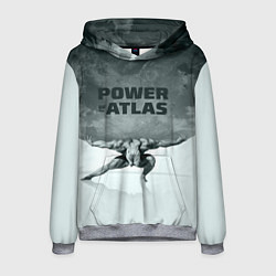 Толстовка-худи мужская Power of the Atlas, цвет: 3D-меланж