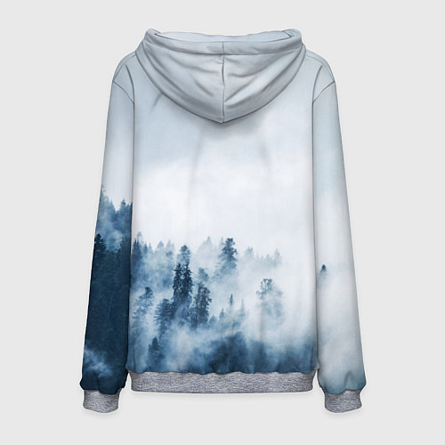 Мужская толстовка МЫ РУССКИЕ С НАМИ БОГ / 3D-Меланж – фото 2