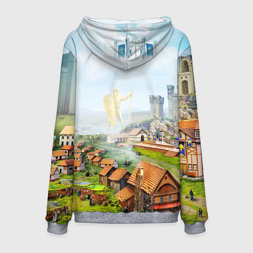 Мужская толстовка ГЕРОИ МЕЧА И МАГИИ / 3D-Меланж – фото 2