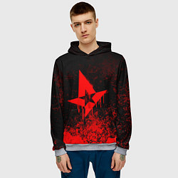 Толстовка-худи мужская ASTRALIS, цвет: 3D-меланж — фото 2