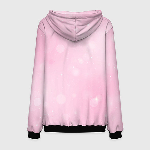 Мужская толстовка Сердечко пальцами / 3D-Черный – фото 2