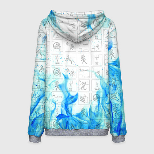 Мужская толстовка PORTAL / 3D-Меланж – фото 2