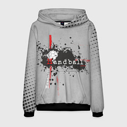 Толстовка-худи мужская Handball, цвет: 3D-черный