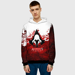 Толстовка-худи мужская Assasin's creed, цвет: 3D-черный — фото 2
