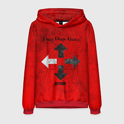 Толстовка-худи мужская Three Days Grace, цвет: 3D-красный