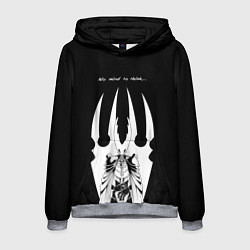Толстовка-худи мужская Hollow Knight, цвет: 3D-меланж