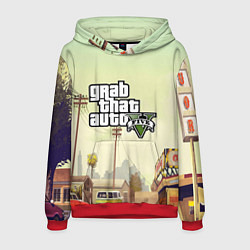 Толстовка-худи мужская GTA 5, цвет: 3D-красный