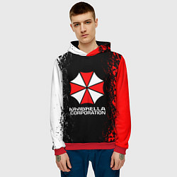 Толстовка-худи мужская UMBRELLA CORP, цвет: 3D-красный — фото 2