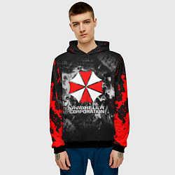 Толстовка-худи мужская UMBRELLA CORP, цвет: 3D-черный — фото 2