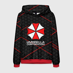 Толстовка-худи мужская UMBRELLA CORP, цвет: 3D-красный