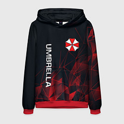 Толстовка-худи мужская UMBRELLA CORP, цвет: 3D-красный