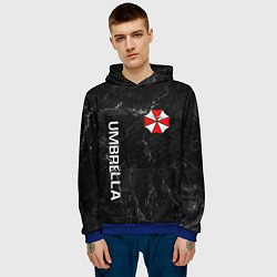 Толстовка-худи мужская UMBRELLA CORP, цвет: 3D-синий — фото 2