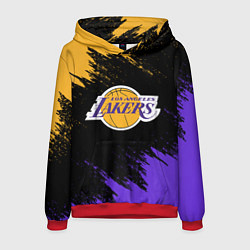 Толстовка-худи мужская LA LAKERS, цвет: 3D-красный