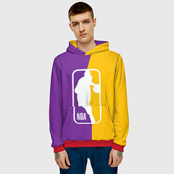 Толстовка-худи мужская NBA Kobe Bryant, цвет: 3D-красный — фото 2