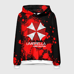 Толстовка-худи мужская UMBRELLA CORP, цвет: 3D-белый