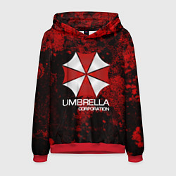 Толстовка-худи мужская UMBRELLA CORP, цвет: 3D-красный