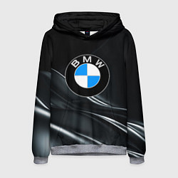 Толстовка-худи мужская BMW, цвет: 3D-меланж