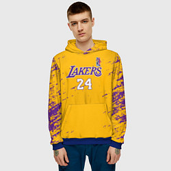 Толстовка-худи мужская KOBE BRYANT, цвет: 3D-синий — фото 2