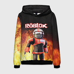 Толстовка-худи мужская ROBLOX, цвет: 3D-черный