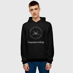 Толстовка-худи мужская Summoning, цвет: 3D-черный — фото 2