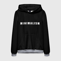 Толстовка-худи мужская Minimalism, цвет: 3D-меланж