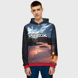Толстовка-худи мужская ROBLOX, цвет: 3D-красный — фото 2