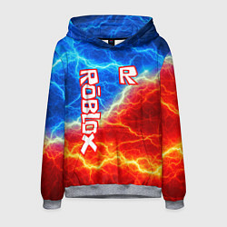 Толстовка-худи мужская ROBLOX, цвет: 3D-меланж