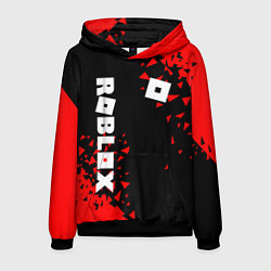 Толстовка-худи мужская ROBLOX, цвет: 3D-черный