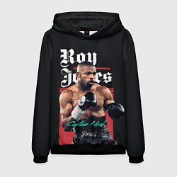 Толстовка-худи мужская Roy Jones, цвет: 3D-черный