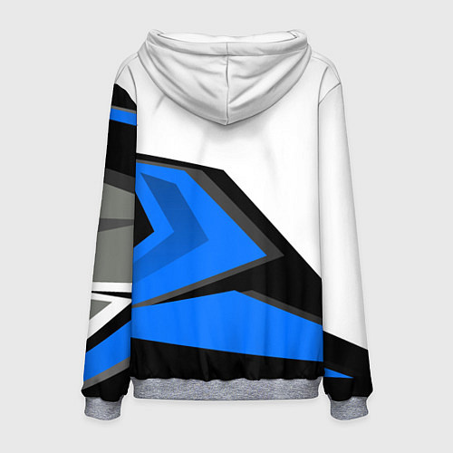 Мужская толстовка Mercedes-Benz / 3D-Меланж – фото 2