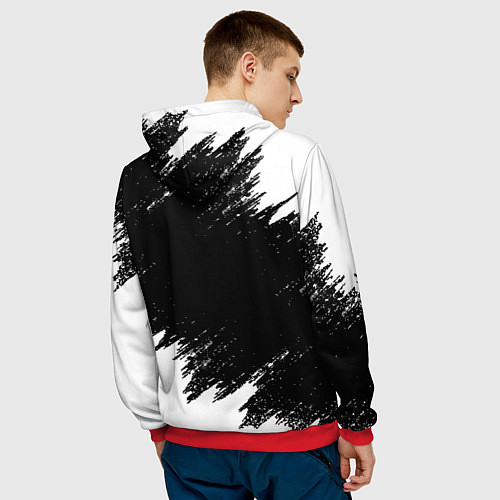 Мужская толстовка JUVENTUS / 3D-Красный – фото 4