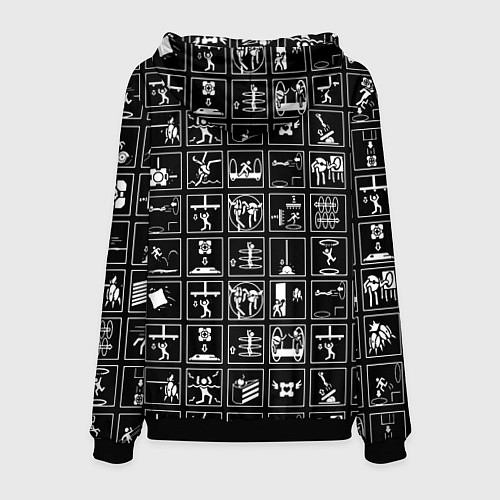 Мужская толстовка PORTAL / 3D-Черный – фото 2