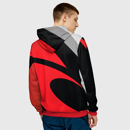 Мужская толстовка Fortnite / 3D-Красный – фото 4