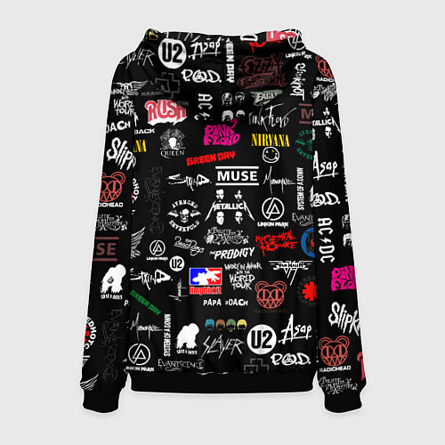 Мужская толстовка LINKIN PARK / 3D-Черный – фото 2