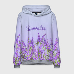 Толстовка-худи мужская Lavander, цвет: 3D-меланж