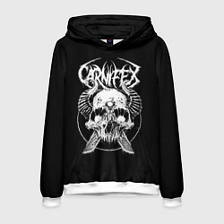 Толстовка-худи мужская Carnifex, цвет: 3D-белый