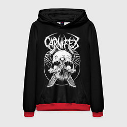 Толстовка-худи мужская Carnifex, цвет: 3D-красный