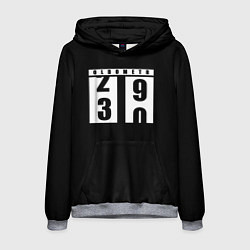 Толстовка-худи мужская OLDOMETR 30 лет, цвет: 3D-меланж