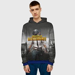 Толстовка-худи мужская PUBG, цвет: 3D-синий — фото 2