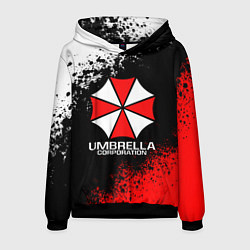 Толстовка-худи мужская RESIDENT EVIL UMBRELLA, цвет: 3D-черный
