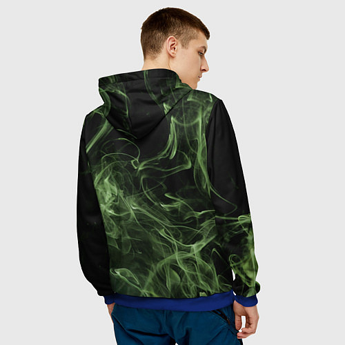 Мужская толстовка Toxic Sabaton / 3D-Синий – фото 4